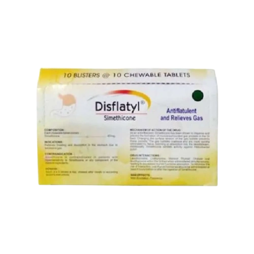 Disflatyl 40 mg 10 Tablet - 1 Strip